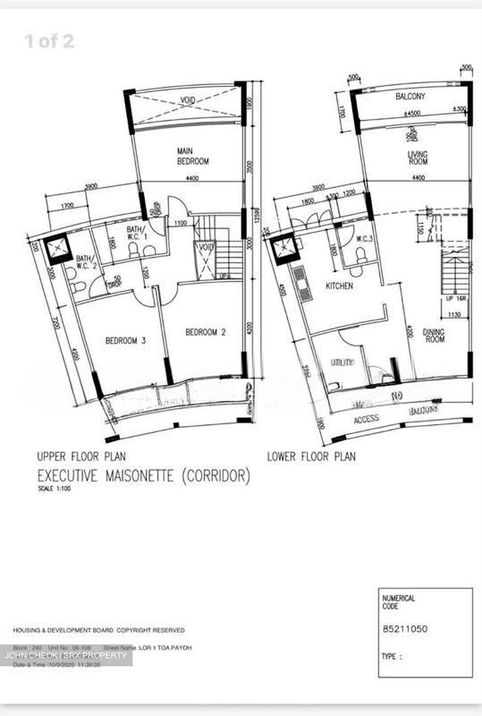 Blk 240 Lorong 1 Toa Payoh (Toa Payoh), HDB Executive #546176661